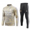 Sudadera De Entrenamiento Real Madrid Cremallera De Cuarto 23-24 Amarilla - Hombre